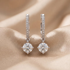 2.24 CT Round Diamond Drop Earrings (Copy)