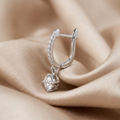 2.24 CT Round Diamond Drop Earrings (Copy)