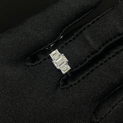1.19 CT Emerald Shaped Lab Diamond Ring (Ready for Delivery)