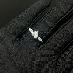 0.96 CT Heart Shaped Lab Diamond Ring (Ready for Delivery)