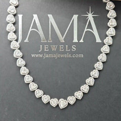 37.35 CT Heart Cut Diamond Necklace (Ready for Delivery)