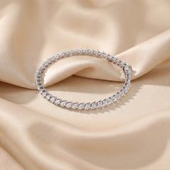 4.50 CT Pear Diamond Tennis Bracelet