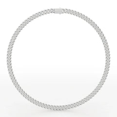 11.48 CT Round Cut Men's Cuban Chain