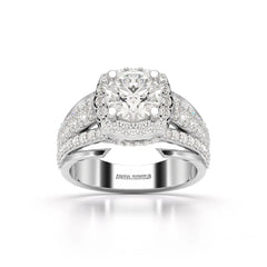2.80 CT Layered Lab Diamond Ring
