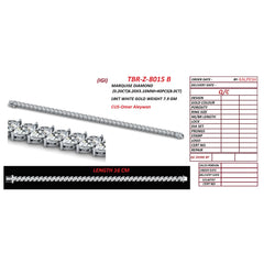 8.22 CT Marquise Cut Tennis Bracelet