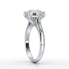 3.09 CT Solitaire Engagement Lab Grown Diamond Ring - Jama Jewels 