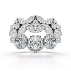 3.68 CT Marquise Cut Lab Diamond Ring