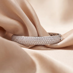 10.73 CT Diamond Full Pavé Bangle
