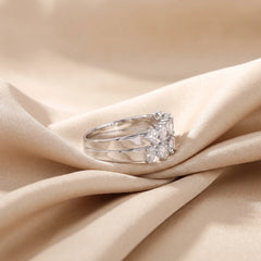 1.45 CT Mixed Shape Cluster Band