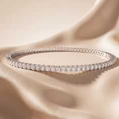 2.89 CT Round Diamond Bangle