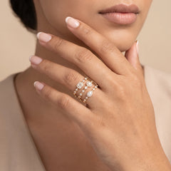 1.21 CT Multi-Row Ring