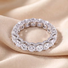 4.23 CT Round Full Eternity Band