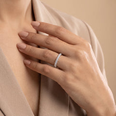 1.49 CT Round Full Eternity Ring