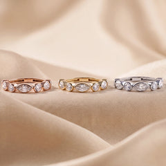 3.96 CT Multi Shape Stacking Ring Set