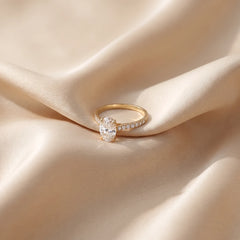 1.48 CT Oval Solitaire Ring