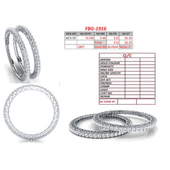 16.35 Round Diamond Eternity Bangle Pair