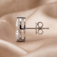 0.50 CT Marquise Diamond Solitaire Stud Earrings