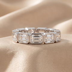 4.95 CT East-West Diamond Full Eternity Ring