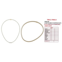 19.5 CT Pear Diamond Tennis Necklace