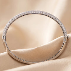 10.73 CT Diamond Full Pavé Bangle