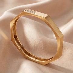 1.54 CT Diamond Pavé Panel Octagonal Bangle