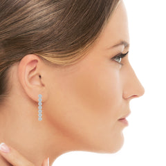 0.95 CT Dangle & Drop Lab Diamond Earrings - Jama Jewels 