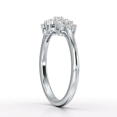 0.33 CT Simple Round Cut Lab Diamond Engagement Ring - Jama Jewels 