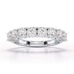 1.84 CT Round Cut Lab Diamonds White Engagement Ring - Jama Jewels 