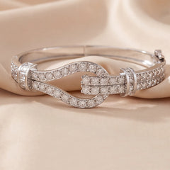 5.11 CT Diamond Buckle Loop Bangle