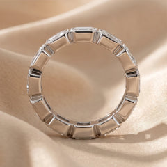 4.95 CT East-West Diamond Full Eternity Ring