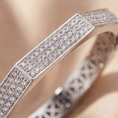 1.69 CT Diamond Pavé Octagonal Bangle
