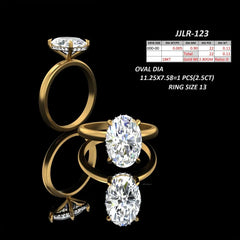 2.61 CT Oval Hidden Halo Ring