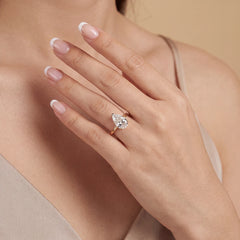 2.7 CT Pear Cut Solitaire Ring