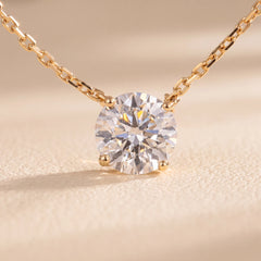 1.07 CT Round Solitaire Pendant