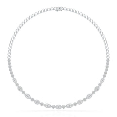 4.53 CT Marquise Cut Lab Diamond Necklace