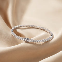 3.43 CT Round Diamond Bangle
