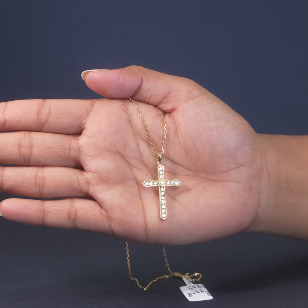 0.24 CT Cross Pendant