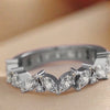 1.70 CT Marquise & Round Full Eternity Ring