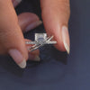 1.27 CT Fancy X Split Shank Ring