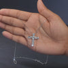 1.68 CT Baguette & Marquise Cross Pendant