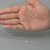 1.08 CT Pear Cut Drop Necklace