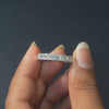 3.49 CT Radiant Cut Half Eternity Band
