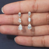 2.54 Marquise Pear Trio Drop Earrings