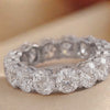2.10 CT Round Half Eternity Ring