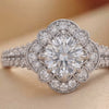 1.55 CT Round Halo Ring