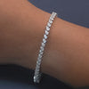 4.50 CT Pear Diamond Tennis Bracelet