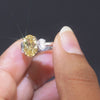 3.15 CT Oval Cut Three Stone Ring