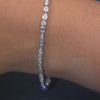 2.78 CT Multi Shape Bezel Tennis Bracelet