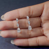 2.54 Marquise Pear Trio Drop Earrings