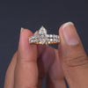 2.76 CT Marquise Solitaire Bridal Set